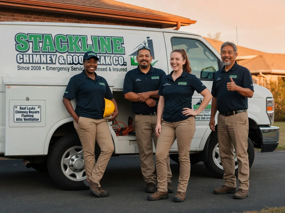 Chimney flashing repair company in Burlington, WA